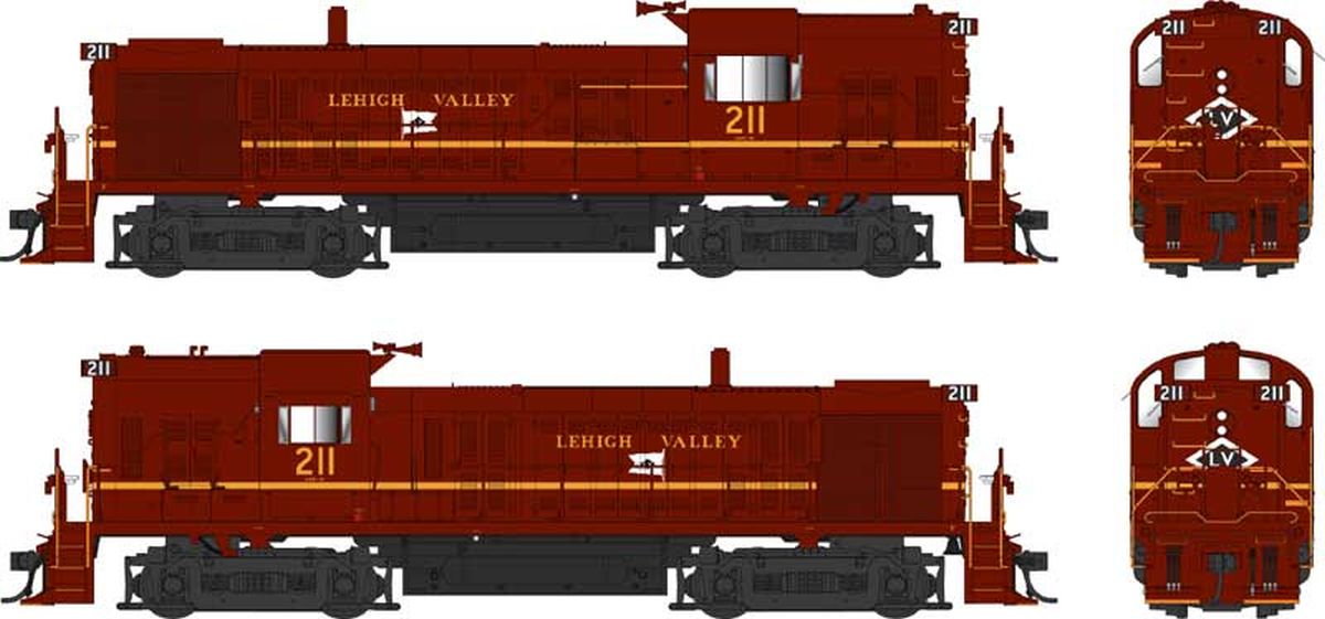 Bowser HO Diesel LV #211 Alco RS-3 Hammerhead Diesel